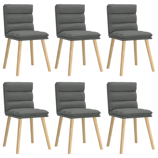 Sillas De Comedor 6 Unidades Tela