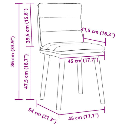 Sillas De Comedor 6 Unidades Tela