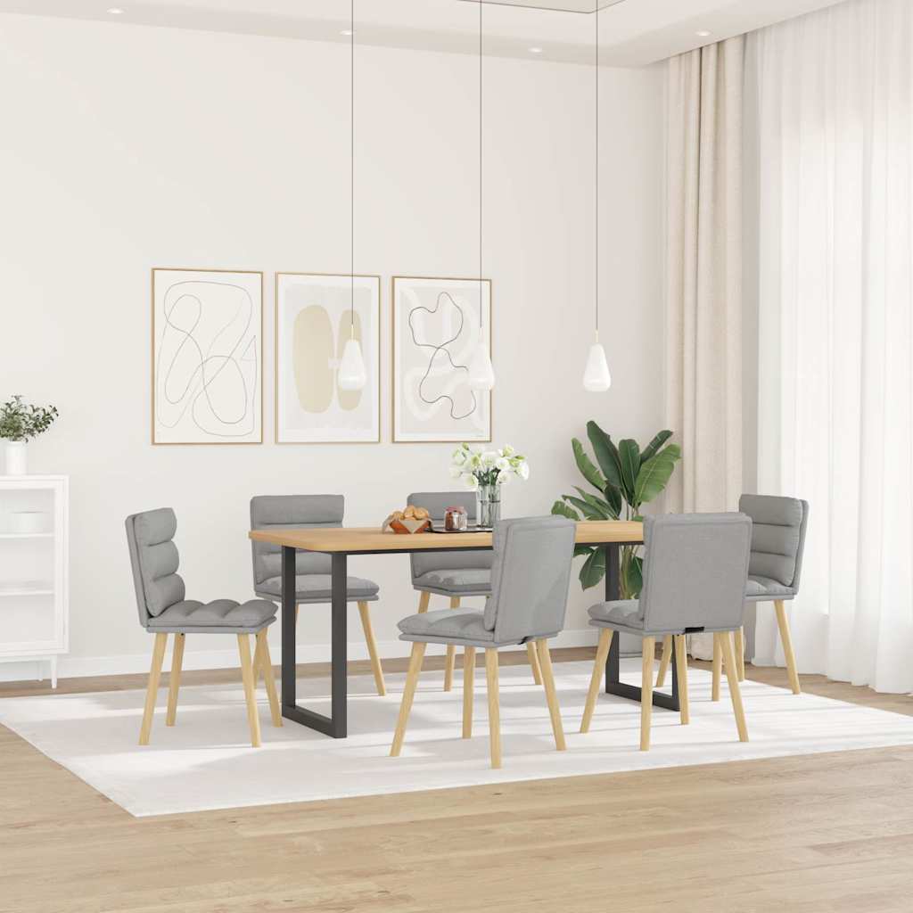 Sillas De Comedor 6 Unidades Tela