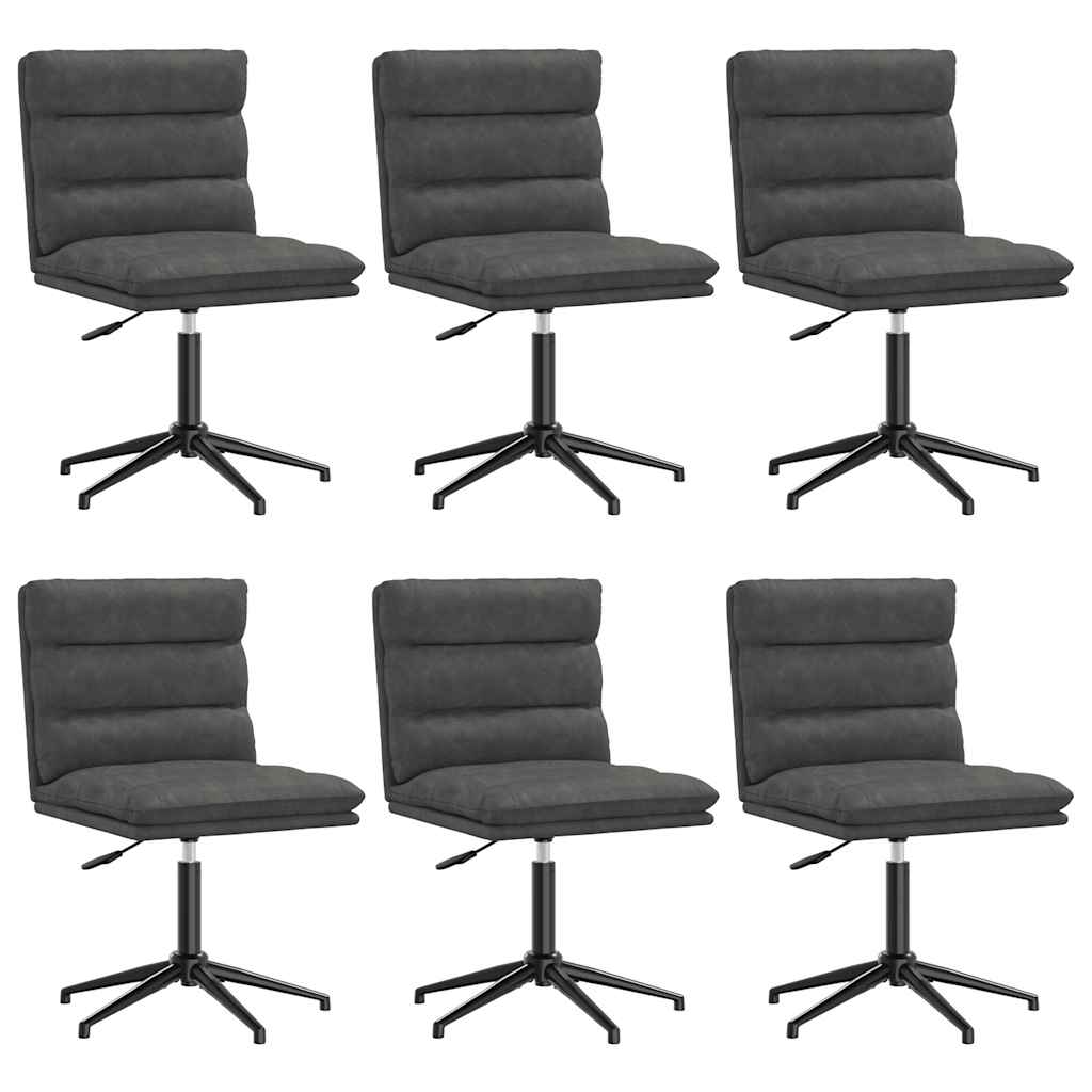 Sillas De Comedor 6 Unidades Cuero Sintético