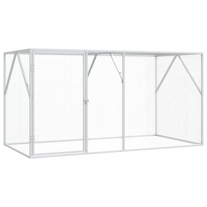 Jaula Para Aves Antracita 210 X 304 X 213 Cm Acero Galvanizado