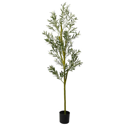 Árbol De Olivo Artificial Con 1000 Hojas Verde
