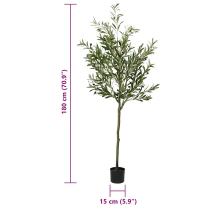 Árbol De Olivo Artificial Con 700 Hojas Verde