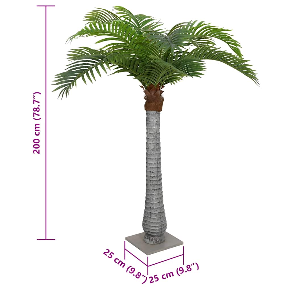 Palmera Artificial Con 15 Hojas Verde