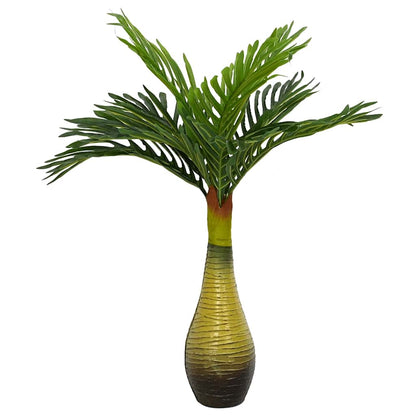 Planta De Palma Artificial 9 Hojas Verde