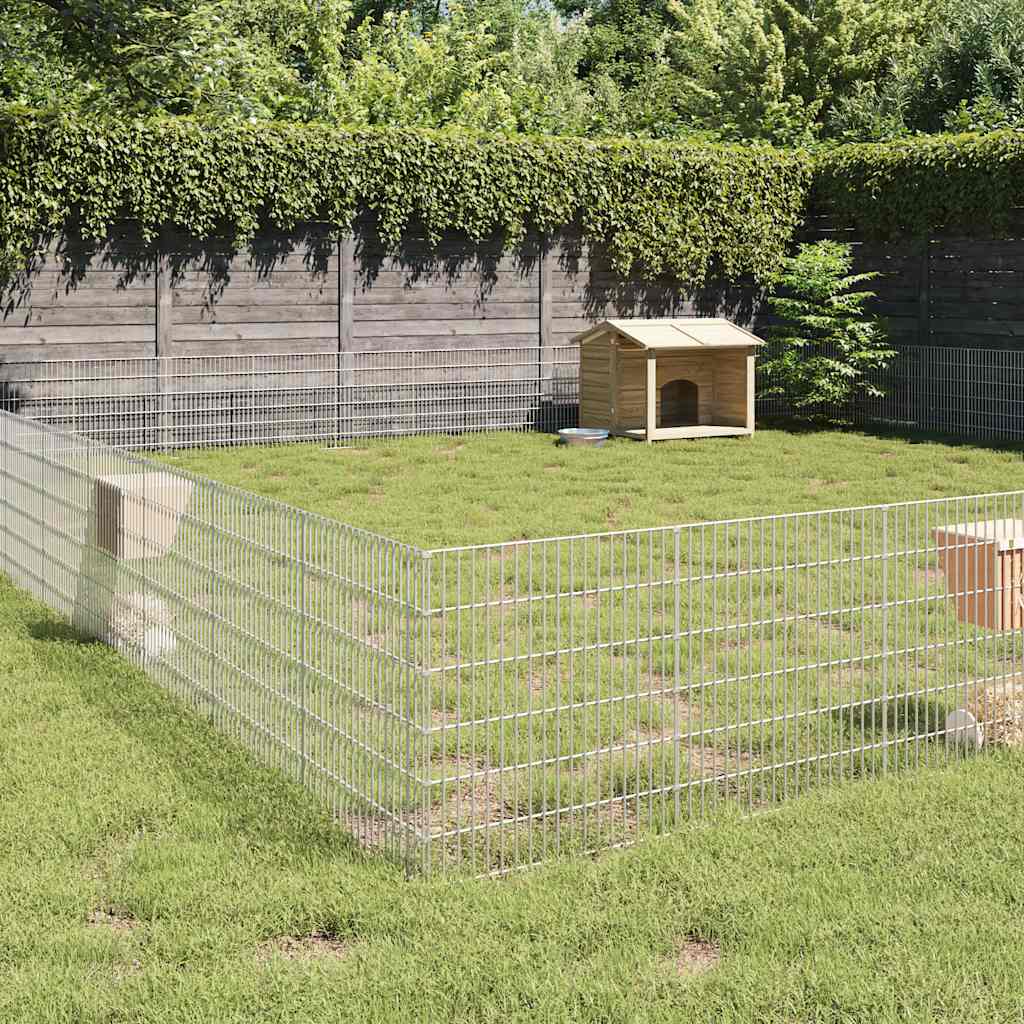 Recinto Corral Animales 48 Paneles Hierro Galvanizado