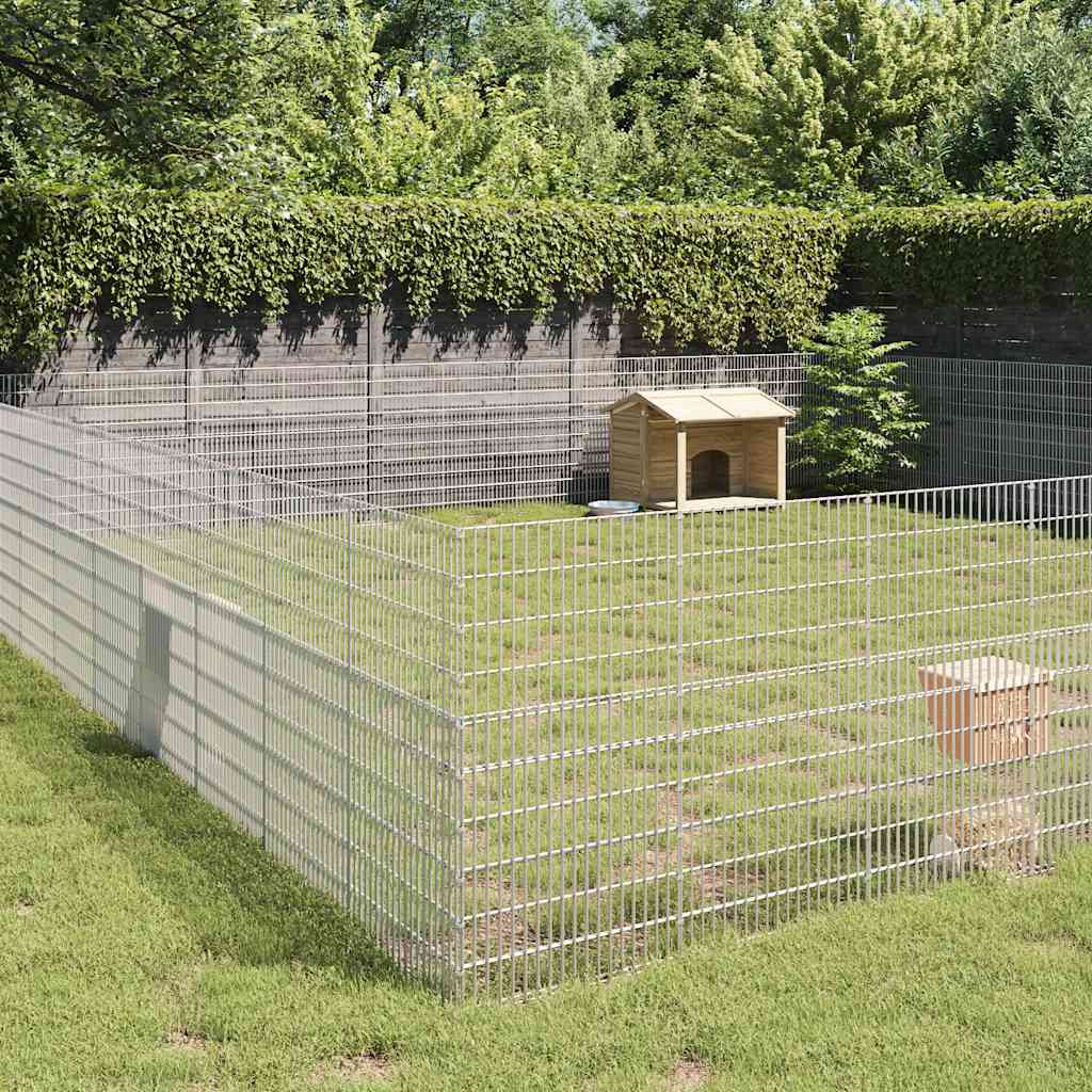 Recinto Corral Animales 48 Paneles Hierro Galvanizado