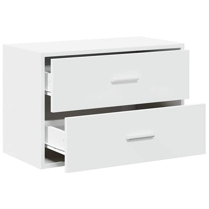 Armario Con 2 Cajones 60X31X40 Cm Madera De Ingeniería