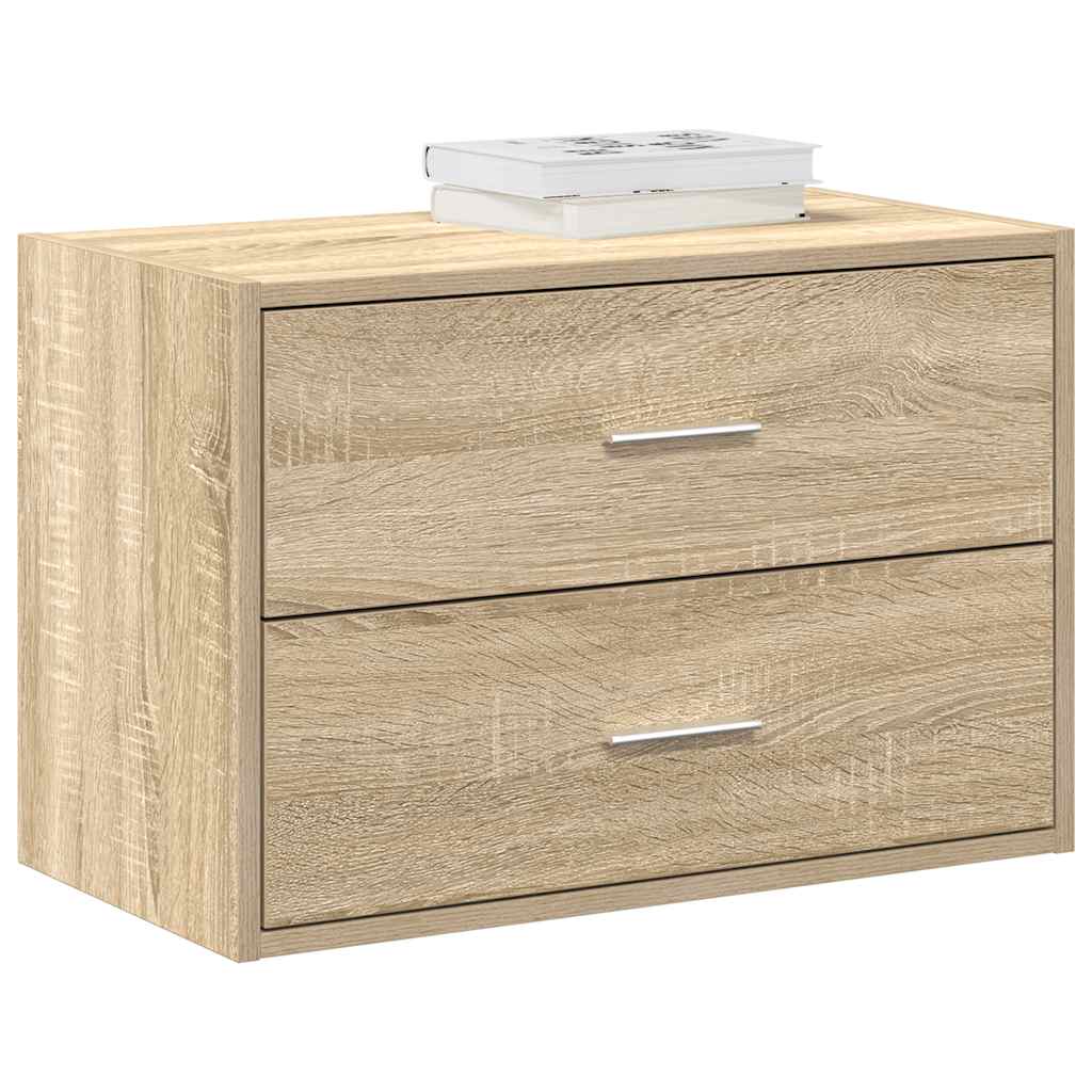 Armario Con 2 Cajones 60X31X40 Cm Madera De Ingeniería