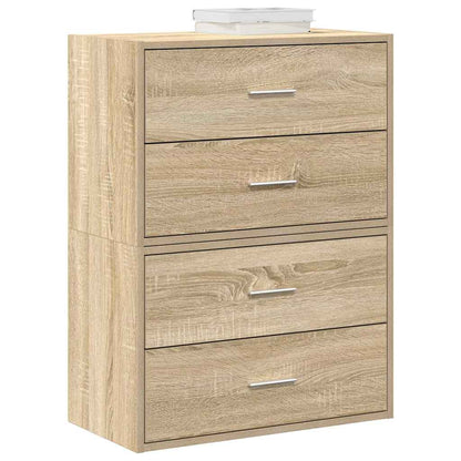 Armario Con 2 Cajones 60X31X40 Cm Madera De Ingeniería