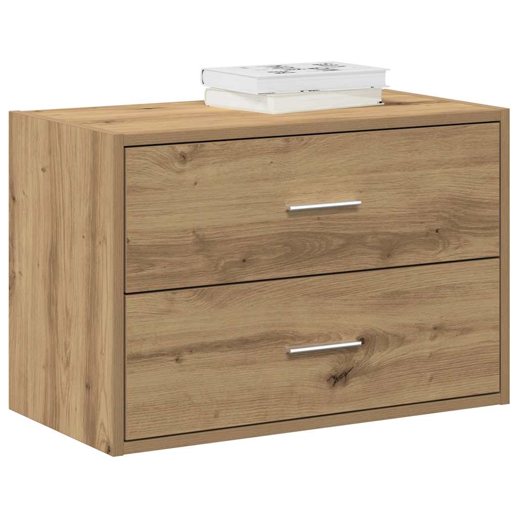 Armario Con 2 Cajones 60X31X40 Cm Madera De Ingeniería