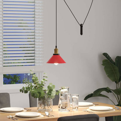 Lámpara Colgante Regulable En Altura E27 Ø 22Cm