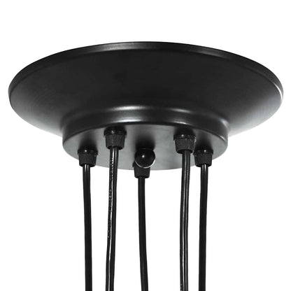 Lámpara Colgante E27 Metal Negro