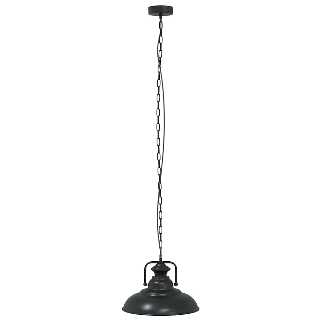 Lámpara Colgante E27 Negra Ø 31 Cm Hierro