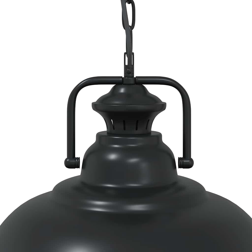Lámpara Colgante E27 Negra Ø 31 Cm Hierro