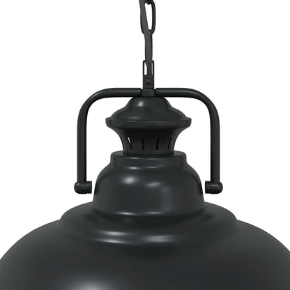 Lámpara Colgante E27 Negra Ø 31 Cm Hierro