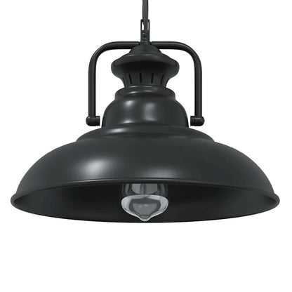 Lámpara Colgante E27 Negra Ø 31 Cm Hierro