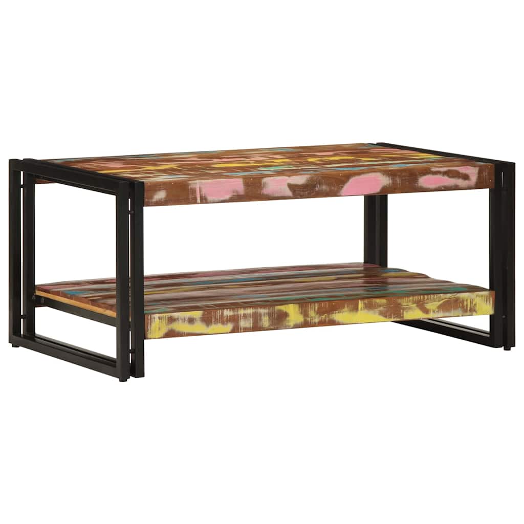 Mesa De Centro Multicolor 90X50X38 Cm