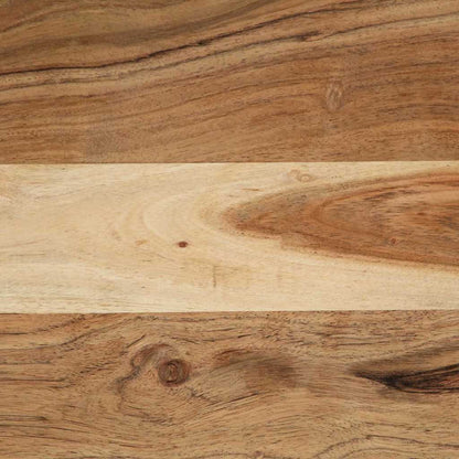 Mesa De Café Marrón Madera De Acacia Sólida
