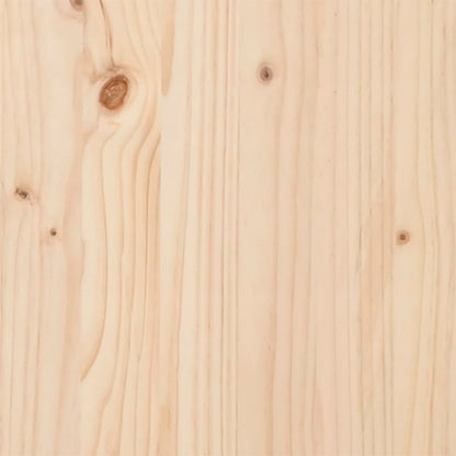 Cama Con Estantería Sin Colchón Madera Maciza De Pino 180X200Cm