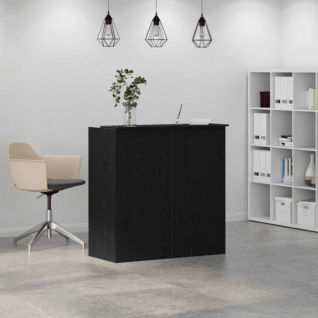 Escritorio De Recepción Roble 100X50X103,5 Cm Madera De Ingeniería