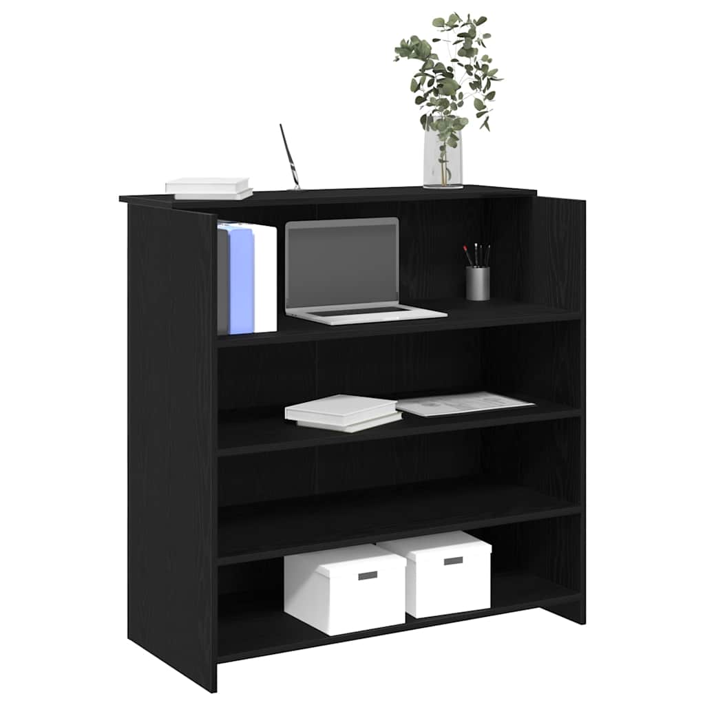 Escritorio De Recepción Roble 100X50X103,5 Cm Madera De Ingeniería