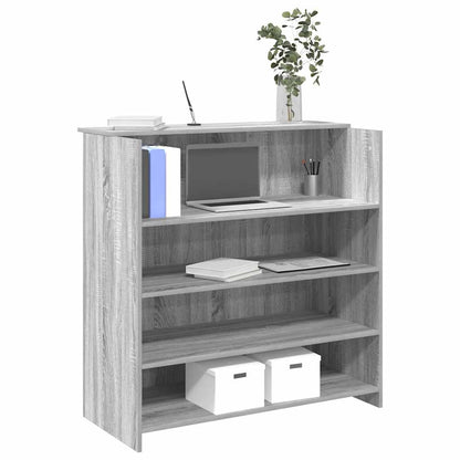 Escritorio De Recepción Roble 100X50X103,5 Cm Madera De Ingeniería