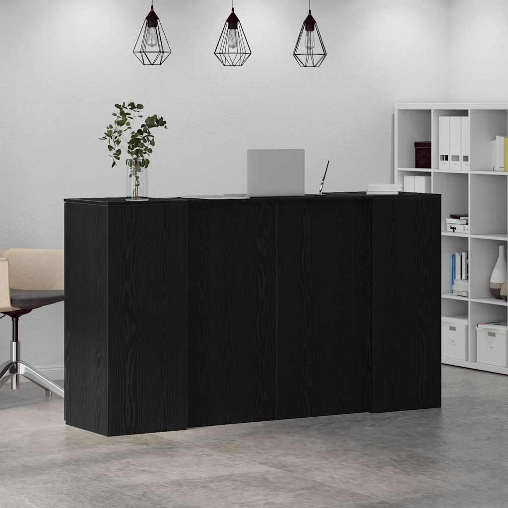 Escritorio De Recepción Roble 180X50X103,5 Cm Madera De Ingeniería