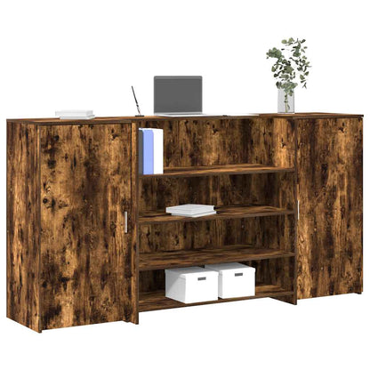 Escritorio De Recepción Roble 180X50X103,5 Cm Madera De Ingeniería