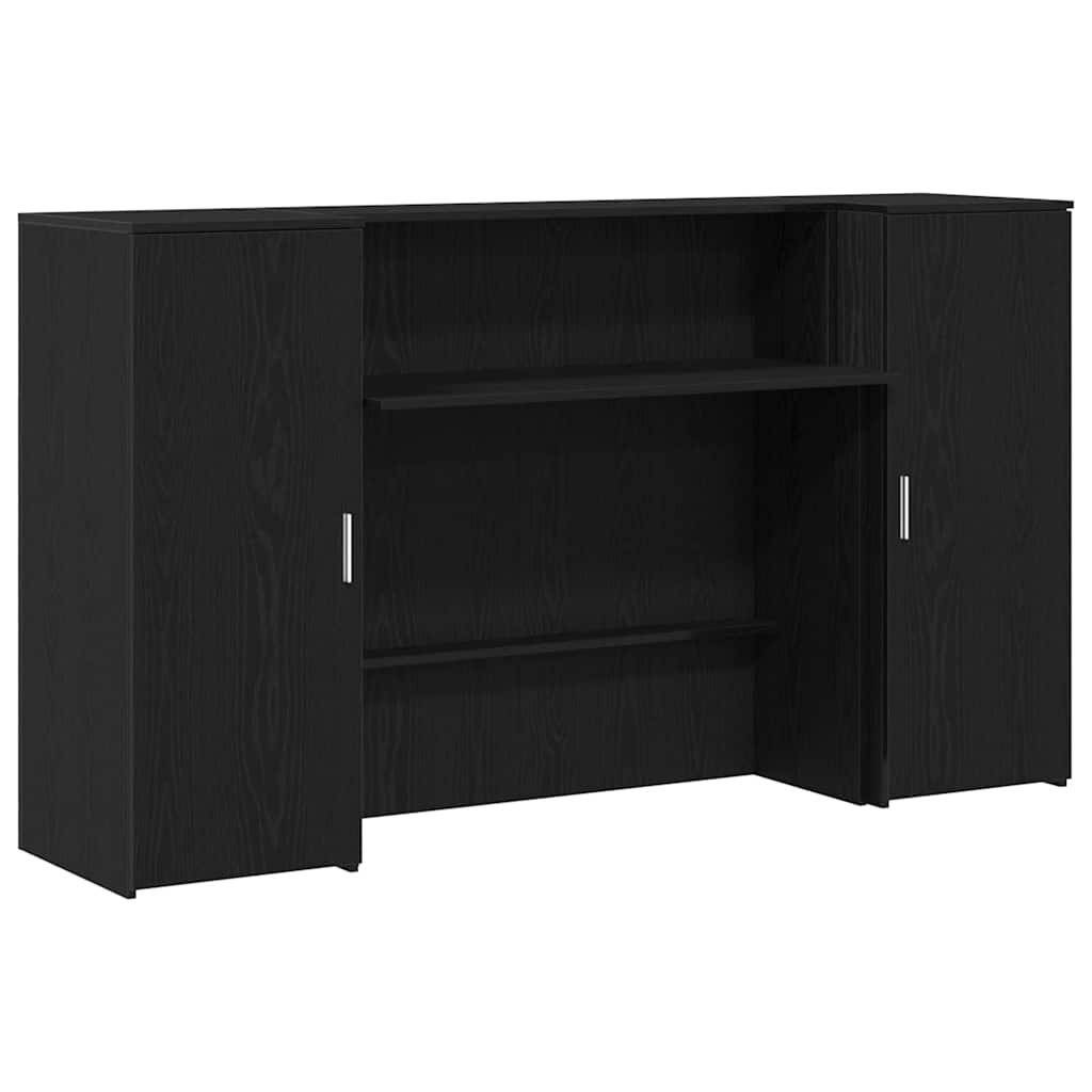 Escritorio De Recepción Roble 180X50X103,5 Cm Madera De Ingeniería