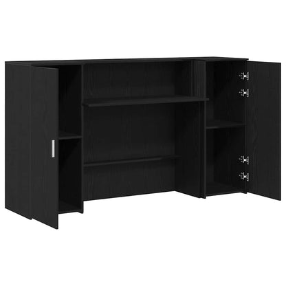 Escritorio De Recepción Roble 180X50X103,5 Cm Madera De Ingeniería