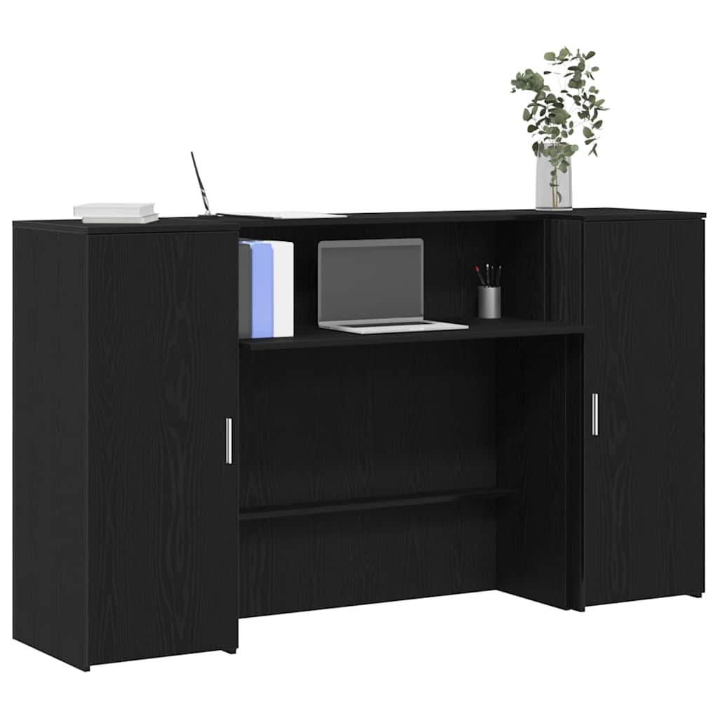 Escritorio De Recepción Roble 180X50X103,5 Cm Madera De Ingeniería