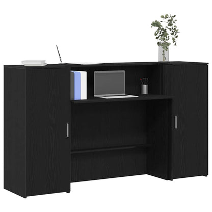 Escritorio De Recepción Roble 180X50X103,5 Cm Madera De Ingeniería