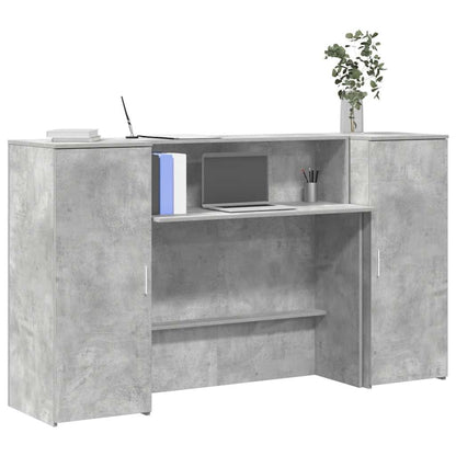 Escritorio De Recepción Roble 180X50X103,5 Cm Madera De Ingeniería