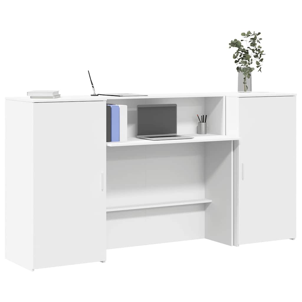 Escritorio De Recepción Roble 180X50X103,5 Cm Madera De Ingeniería