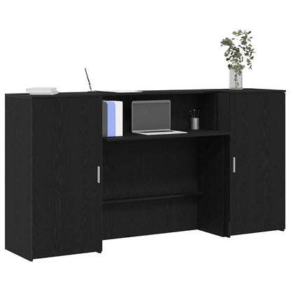 Escritorio De Recepción Roble 180X50X103,5 Cm Madera De Ingeniería