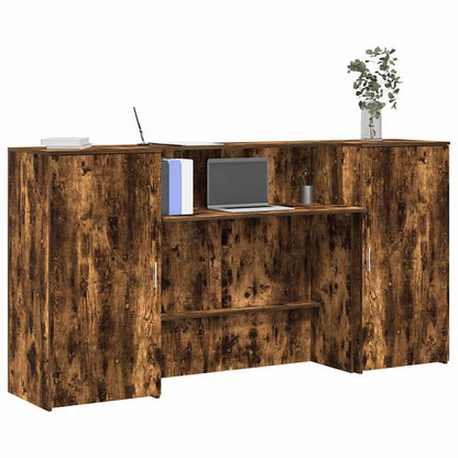 Escritorio De Recepción Roble 180X50X103,5 Cm Madera De Ingeniería