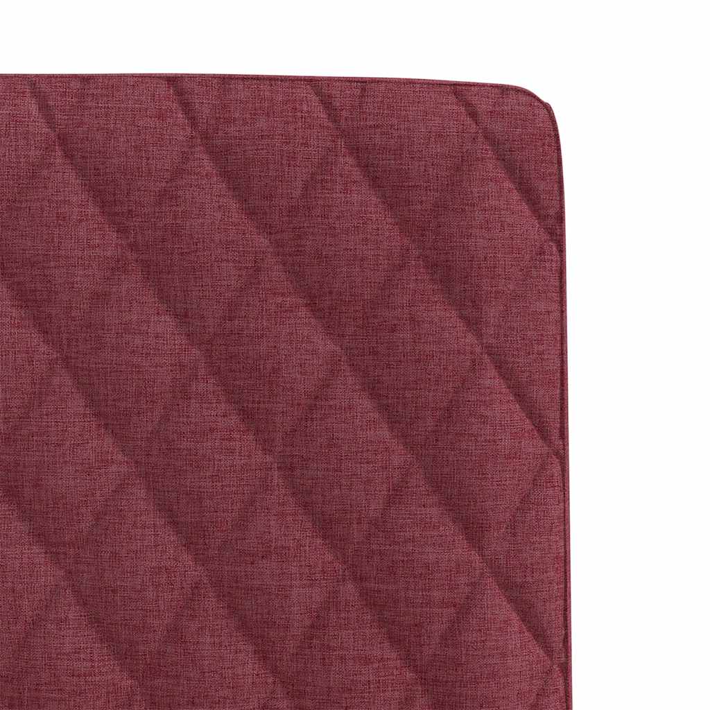 Sillas De Comedor 2 Unidades Tela Rojo Tinto
