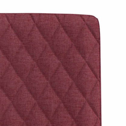 Sillas De Comedor 2 Unidades Tela Rojo Tinto