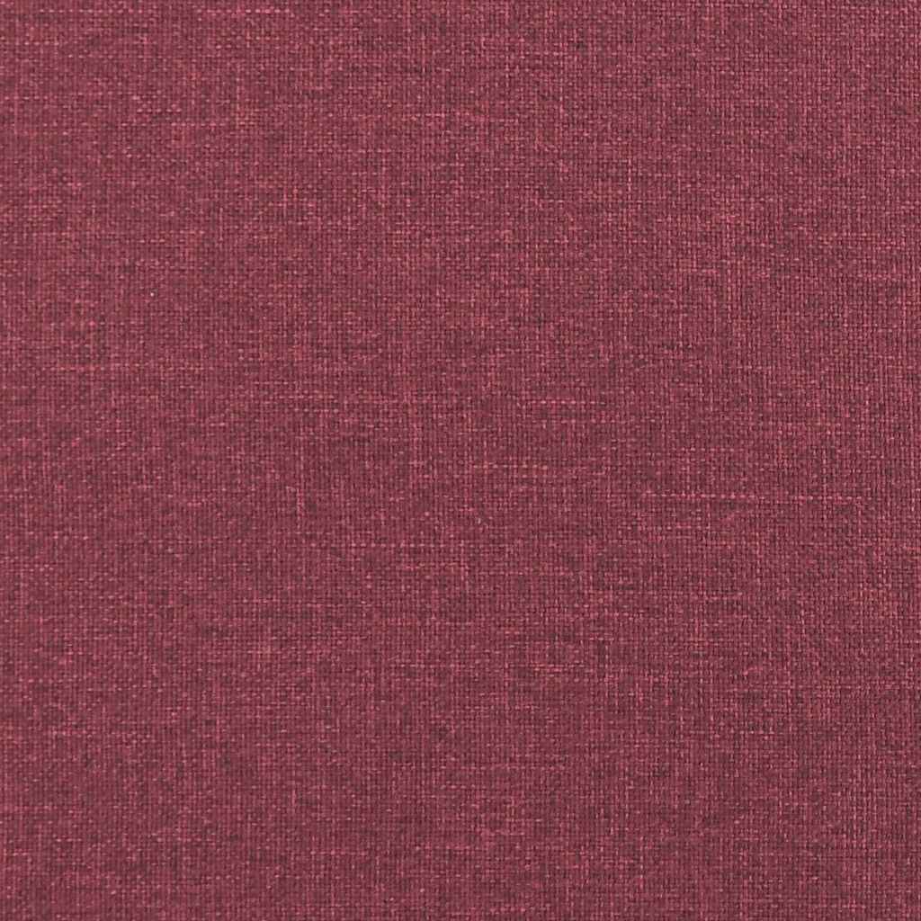 Sillas De Comedor 2 Unidades Tela Rojo Tinto
