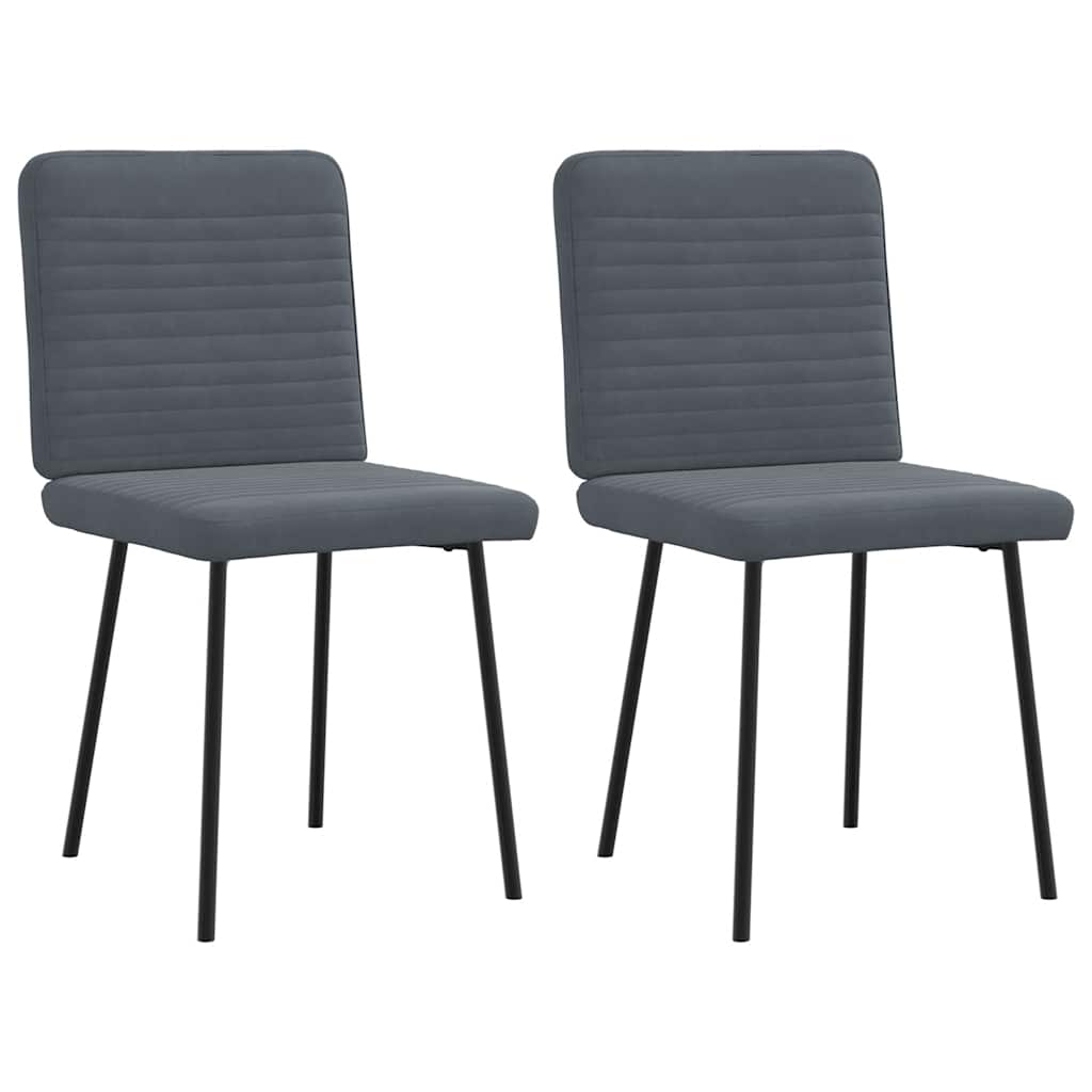 Sillas De Comedor 2 Unidades Terciopelo