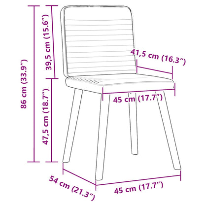 Sillas De Comedor 2 Uds Tela