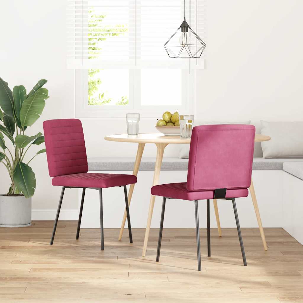 Sillas De Comedor 6 Unidades Terciopelo