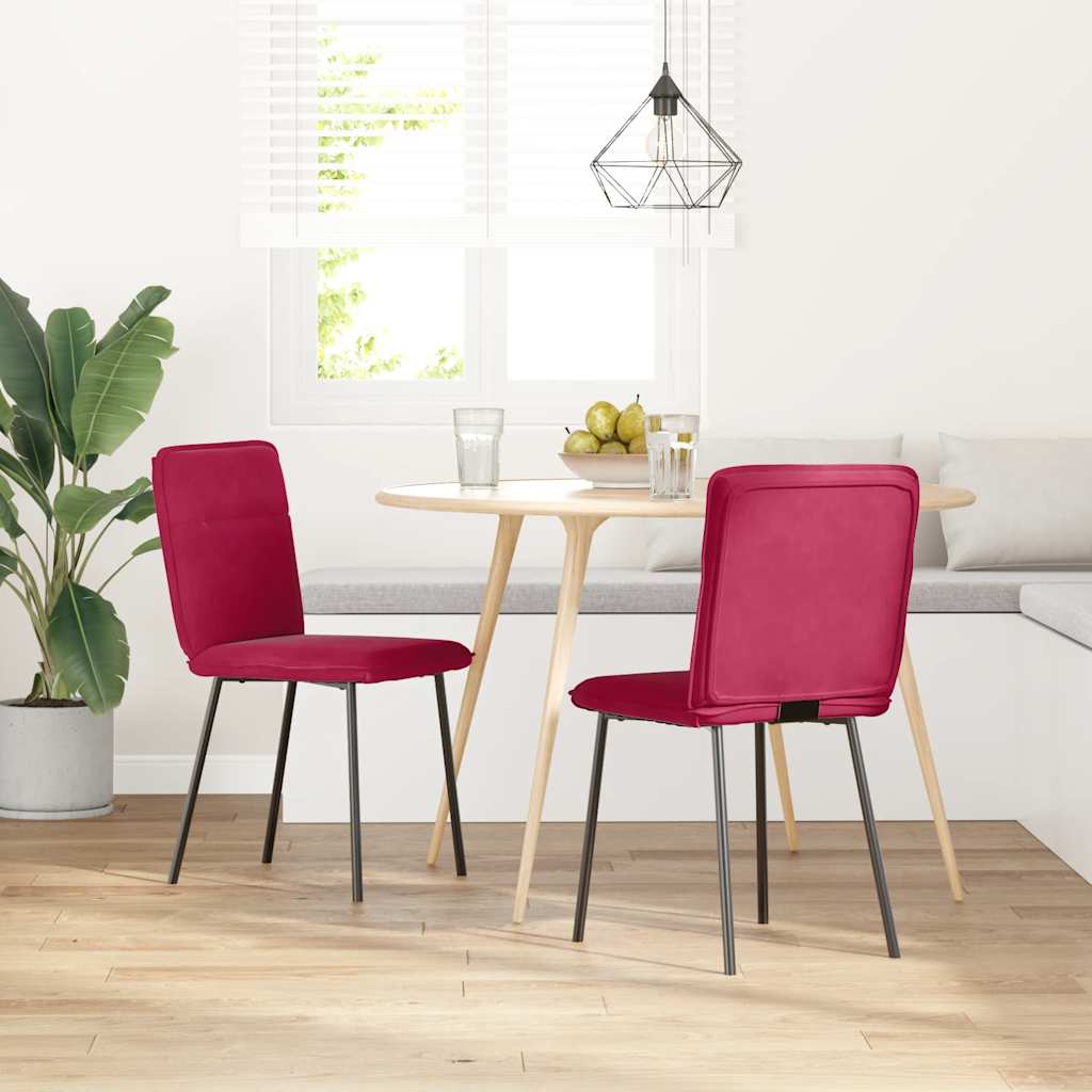 Sillas De Comedor 4 Unidades Terciopelo