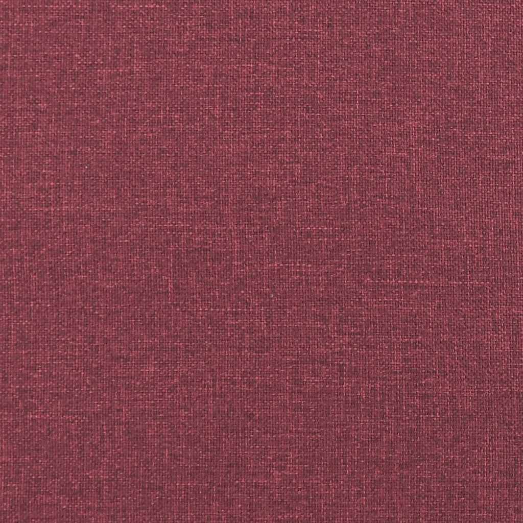 Sillas De Comedor 2 Unidades Tela Rojo Tinto