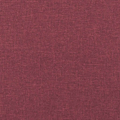 Sillas De Comedor 2 Unidades Tela Rojo Tinto