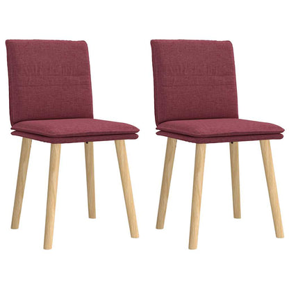 Sillas De Comedor 2 Unidades Tela