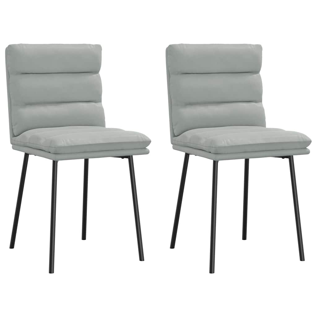 Sillas De Comedor 2 Unidades Terciopelo