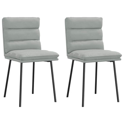 Sillas De Comedor 2 Unidades Terciopelo