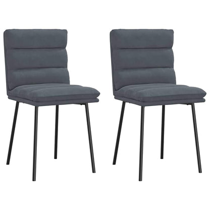 Sillas De Comedor 2 Unidades Terciopelo